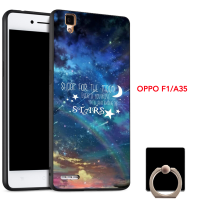 สำหรับ OPPO A35 2015/F1/F1f/F1w/F1fwSilica นุ่มเคสโทรศัพท์แหวนและ String