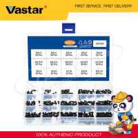 Vastar 450ชิ้นชุดสกรูขนาดเล็ก M1.4 M1.7 M2 M2.5 M3หัวแบนฟิลิปส์สกรูขนาดเล็กคาร์บอนเหล็กคอมพิวเตอร์แล็ปท็อปสกรูชุด