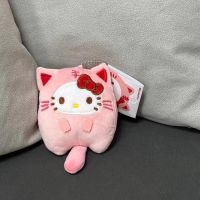 Sanrio จี้ตุ๊กตาตุ๊กตายัดไส้ตัวละคร Hello Kitty Kuromi Cinnamoroll Hangyodon ตุ๊กตานุ่มและน่ารัก