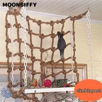 Parrot Climbing Net Bird Toys Accessories M L Swing Rope Net Stand Net Hammock with Hook Hanging Climbing Chewing Biting Toys