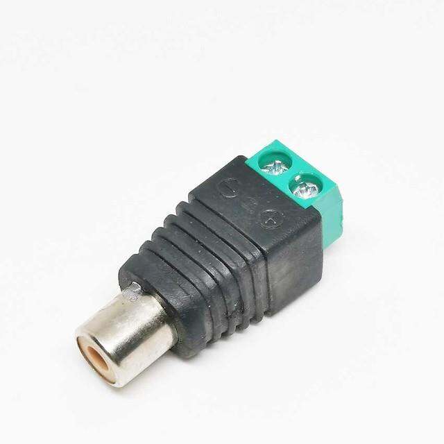 1pc-video-av-balun-3-5mm-4-pole-stereo-male-to-av-screw-terminal-stereo-jack-3-5-mm-male-4-pin-terminal-block-plug-connector