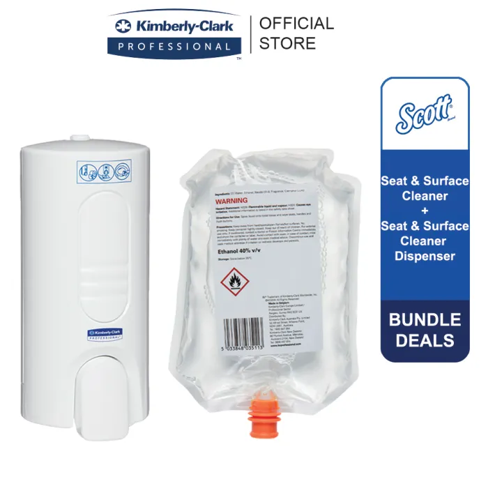 [Bundle]Scott® Toilet Seat and Surface Cleaner 63740 clear 1 x 400ml