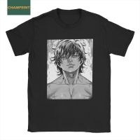 Mens Tshirt Hanma Baki Humorous 100 Cotton Tee Shirt Anime T Shirt 100% cotton T-shirt