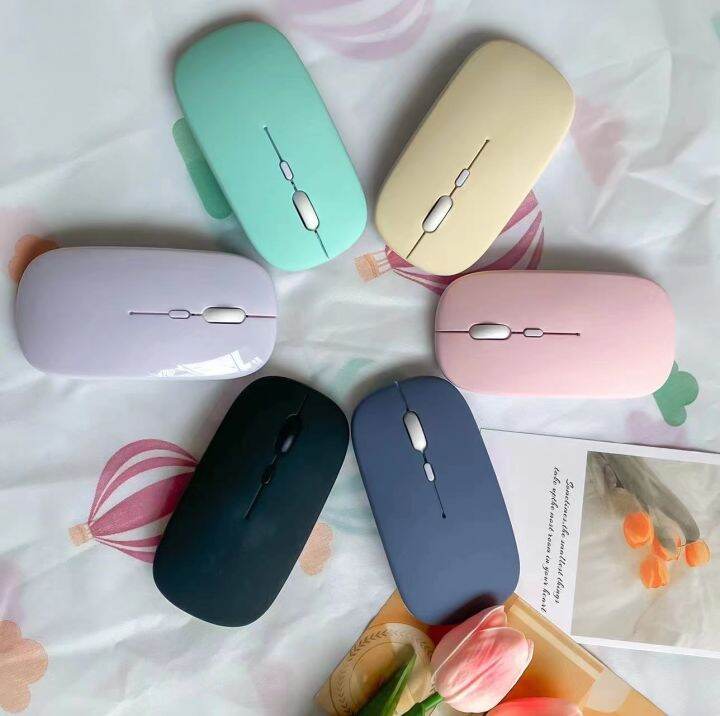 เมาส์บลูทูธ-ไร้สาย-mouse-wireless-เมาส์ไร้เสียง-สัมผัสไว-พร้อมปุ่มปรับความไวของเมาส์เหมาะสำหรับ-iipaad-แท็บเล็ตแล็ปท็อป