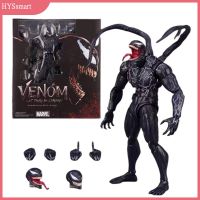 S.H. Figuarts Shf Venom 2 Venom: ปล่อยให้มีการสังหารตุ๊กตาขยับแขนขาได้รูปแบบของสะสมของเล่นของตกแต่งตุ๊กตาขยับได้ Dekstop