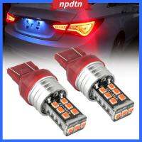 NPDTN 2ชิ้น/เซ็ต2835 15SMD หางด้านหลังรถไฟถอย Canbus ไฟสัญญาณเลี้ยวฟรีหยุดเบรกไฟท้ายไฟรถยนต์หลอดไฟ LED