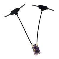 Namimno ELRS 2.4GHz Nano Receiver พร้อมเสาอากาศชนิด T สองตัวสำหรับ Micro Mini Freestyle Long Range Racing s