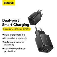 2U ชาร์จขนาดกะทัดรัดจาก Baseus 10.5W EU US UK