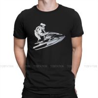 Water Sports Lover Man On A Jet Ski T Shirt Classic Fashion Summer Oversized Cotton MenS Tees Harajuku Crewneck Tshirt 【Size S-4XL-5XL-6XL】