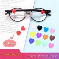 10 Pairs Heart Shape Glasses Anti-slip Silicone Ear Clip Adult Kids Eyeglass Strap Holder Ear Grips Hook for Sports Daily Wear