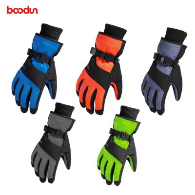 【LZ】▣▨✢  Boodun-luva de esqui luva unissex de ski/neve quente impermeável luvas com tela de toque para esportes ao ar livre snowboard