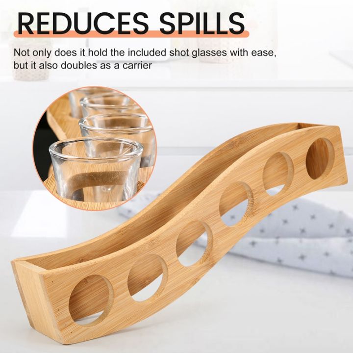 shot-glass-holder-set-1oz-30ml-shot-glass-set-bamboo-shot-glass-holder-6pcs-shot-glass-set-perfect-for-party-bar