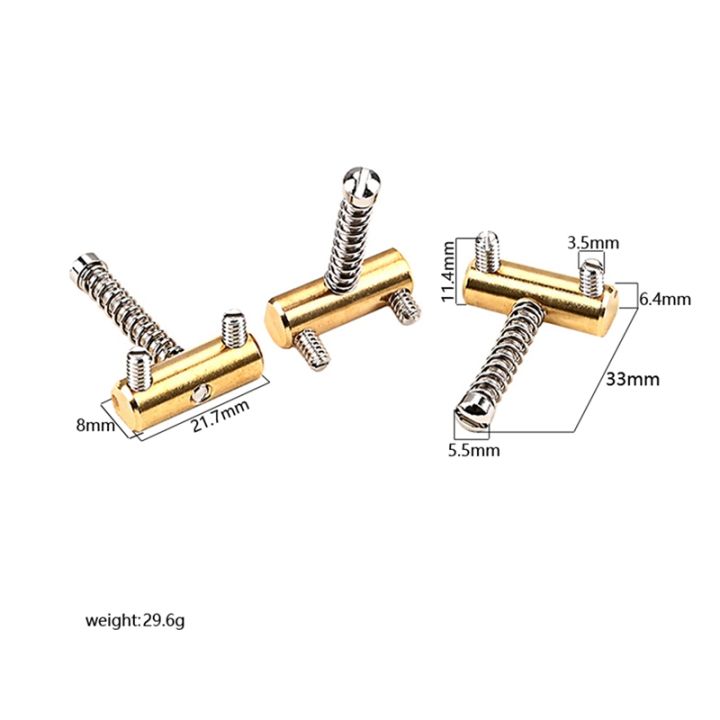 3pcs-vintage-style-fixed-tele-electric-guitar-bridge-brass-saddles-tl-bridge-guitar-commemorative-guitar-bridge-copper-saddle-suitable-for-tele-electric-guitar-bridge