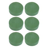 6 Pcs Round Floral Foam Blocks,4.72 Inch Dry Floral Foam for Artificial Flowers,Craft Project,Wedding Party Decoration