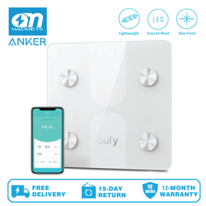  eufy by Anker, Smart Scale C1 with Bluetooth, Body Fat