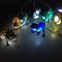 Cartoon LED Dinosaur Light String 1.5 Meter 10Led Copper String Light Waterproof Dinosaur Animal Lantern For Wedding Party Decor