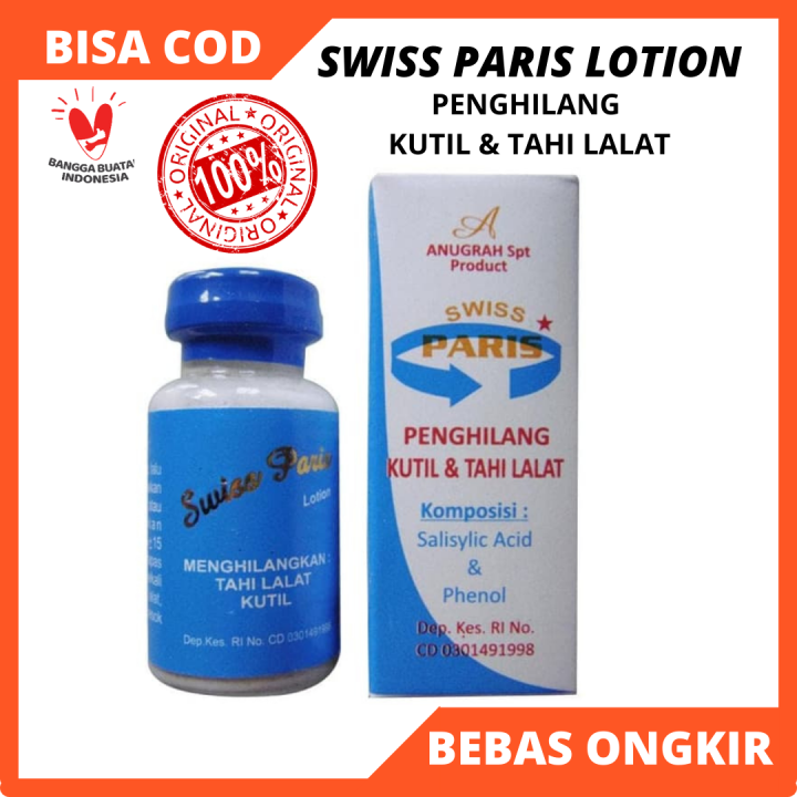 SALEP KRIM OBAT KUTIL TAHILALAT SWISS PARIS LOTION PENGHILANG PEMBERSIH