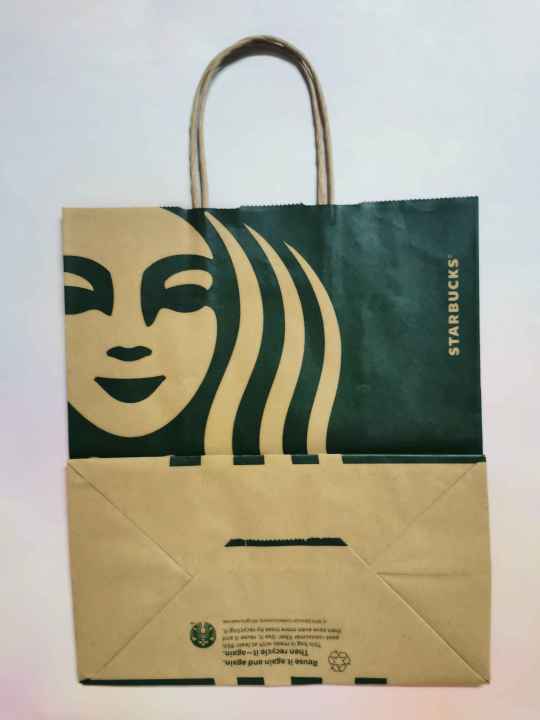 ถุงกระดาษสตาร์บัค-starbucks-ขายเหมา-10-ใบ-ของแท้จาก-shop-starbucks