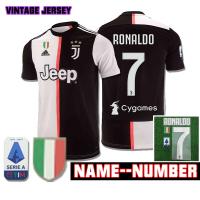 （Can Customizable）19-20 Juve home retro Soccer Jersey（Adult and Childrens Sizes）