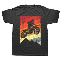 Funny Motocross Bike Vintage Dirtbike Gift Racing Retro Dirt Bike T Shirts Summer Style Streetwear Short Sleeve Birthday T shirt XS-6XL