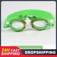 Silicone Kids Anti Fog Swimming Glasses Diving Surfing Adjustable Goggles Cartoon Design Boys Girls Bathing Summer Swim Eyewear Goggles