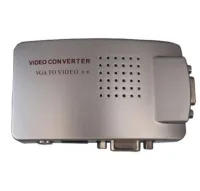 Komputer Laptop PC VGA Ke TV AV RCA Video-Video Converter Sinyal USB Switch Box Konversi Komposit VGA untuk Video