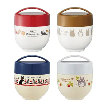 Totoro Bento Lunch Box Set Thermal Rice/soup Jar, Fork, 2 Containers -   Hong Kong