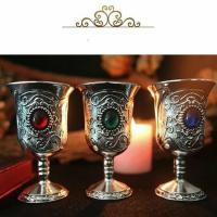 【CW】∋  Buddha Altar Chalice Goblet Wicca Pagan Divination Props Gothic Cocktail Whiskey Cup Pub Bar Wine Glass