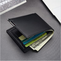 High Quality Leather Wallet Men Business Card Holder Coin Wallet Purse Luxury Men Wallet Famous Brand Credit Card Holders