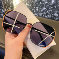 2021 New Fashion Ladies Sunglasses Retro Trend Square Metal Sun Glasses Luxury nd Design Outdoor Decoration Mirror Uv400