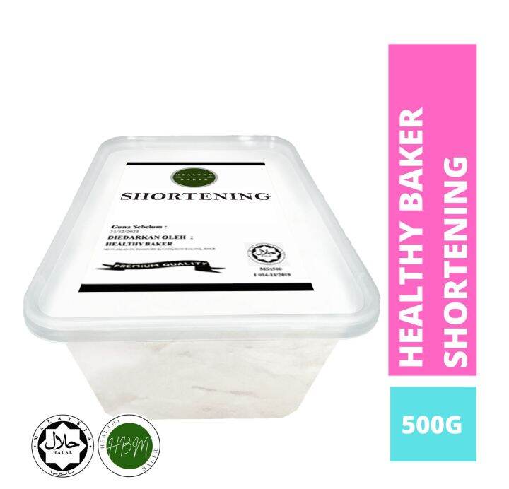 Shortening 500g / Vegetable Shortening halal / Lemak Sayuran Lazada