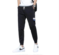 Pants Mens Tide Brand Loose All-match Sports Casual Pants Boys handsome spring 2022 black nine-point overalls