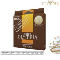 สายกีต้าร์โปร่งเคลือบกันสนิม Olympia String Coated Acoustics 80/20 Bronze เบอร์ 12-53 Light