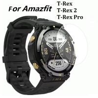 ☒┇ 3PCS Smart Watch Screen Protector for Amazfit T-Rex Pro Tempered Glass Anti Scratch Protective Film for Amazfit T-Rex 2