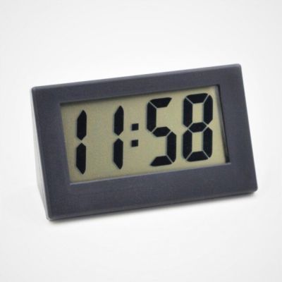 นาฬิกาแขวนหน้าจอ Lcd มีกาวในตัวนาฬิกาดิจิตอลตั้งโต๊ะนาฬิกาพลาสติกเวลาขนาดเล็กนาฬิกาตั้งโต๊ะนาฬิกาข้อมือตั้งโต๊ะ