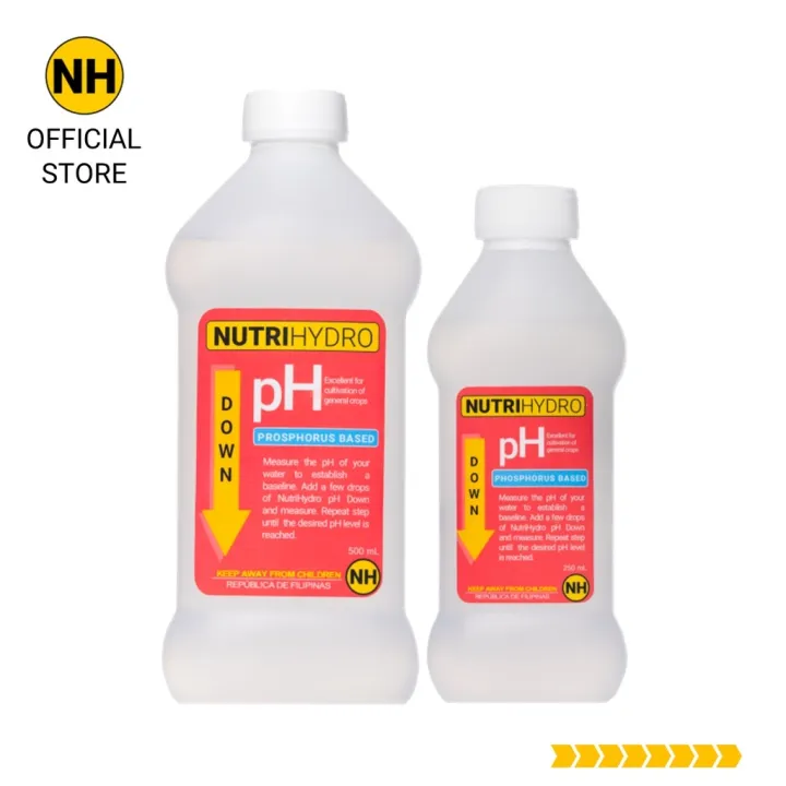 NutriHydro pH Adjuster pH Up pH Down Phosphorus Nitrogen 250 ML 500 ML