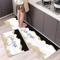 Fashionable Simple Nordic Style Kitchen Floor Mat Household Carpet Long Strip Door Mat Modern Home Decor