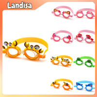 Landisa หน้ากากดำน้ำกันรั่วสำหรับเด็ก,แว่นตาว่ายน้ำลายการ์ตูนปรับได้กันน้ำกันหมอกสำหรับเด็กหญิงเด็กชาย