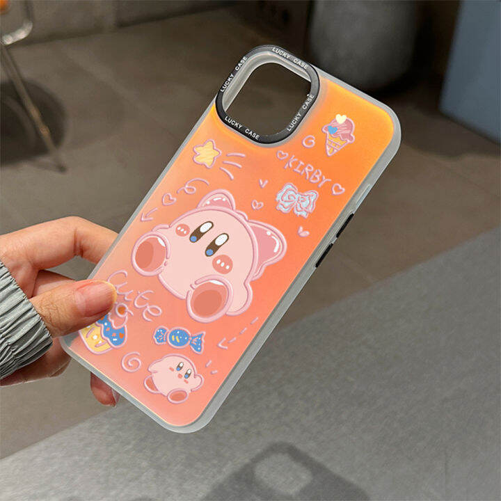 สำหรับ-samsung-star-kirby-เลเซอร์น่ารัก-เคสโทรศัพท์มือถือ-สำหรับรุ่น-for-samsung-a73-a53-sg-note8-sg-note9-sg-note10-sg-s20fe-sg-s21fe