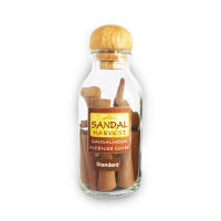 SandalHarvest ผงไม้จันทร์หอม ไม้หอมแก่นจันทร์ หอมอโรม่า แท้ 100% (เกรดธรรมดา) 40g Sandalwood Powder(Standard)