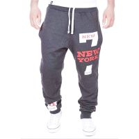 Men Print New York Fashion Sports Pants Long Casual Drawstring Trousers Male Gym Fitness Sweatpants Exercise Wear