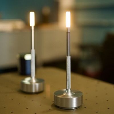 บาร์สัมผัสโคมไฟชาร์จ USB โต๊ะเทียนบรรยากาศตั้งแคมป์ในมื้อค่ำแสงเทียนร้านอาหารไฟ LED สำหรับโต๊ะการตกแต่งบ้านโรงแรมคาเฟ่