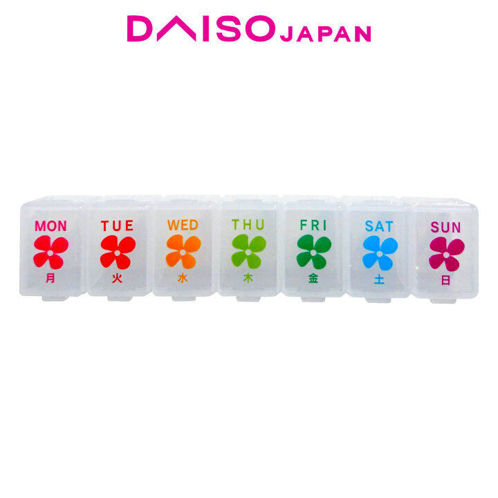 Daiso 7Day Flower Pill Case Lazada PH