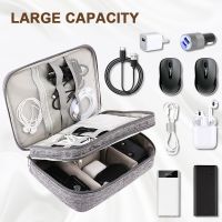 Cable Storage Bag Travel Waterproof Electronic Digital Organizer USB Data Line Organizador Portable Charger Plug Storage Bag Picture Hangers Hooks