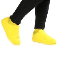 Silicone WaterProof Shoe or Anti slip Rubber Shoe Covers To Rain DropshipCovers Reusable Rain OvershoesRain Boots Shoes Protect