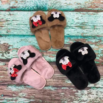 Minnie mouse hot sale bedroom slippers