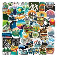 [COD] 50 pieces of outdoor adventure journey graffiti stickers car motorcycle skateboard waterproof removable guitar