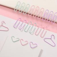 New Product 53Pcs/Box Creative Clear Binder Clips Set Multiftional Push Pins Paper Clips Set Student Foldback Clip Stationery Supplies