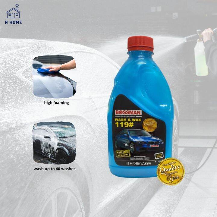 BOSSMAN 1L WASH & WAX 119# BWW-119-1 | Lazada