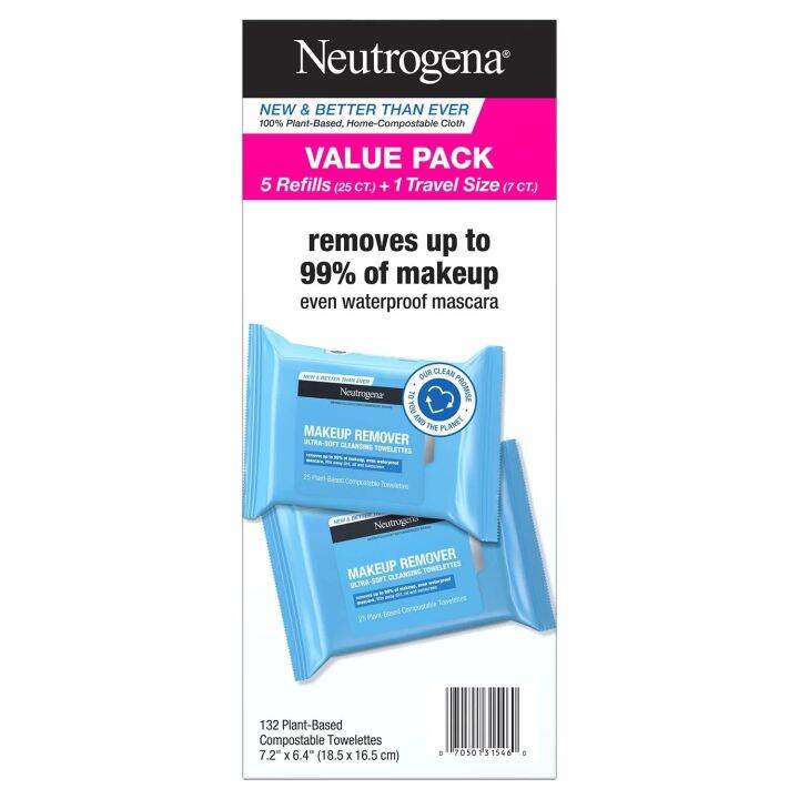 Neutrogena Makeup Remover Wipes 132s Lazada PH